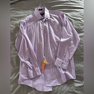 Pronto Uomo Lavender Dress Shirt Egyptian Cotton